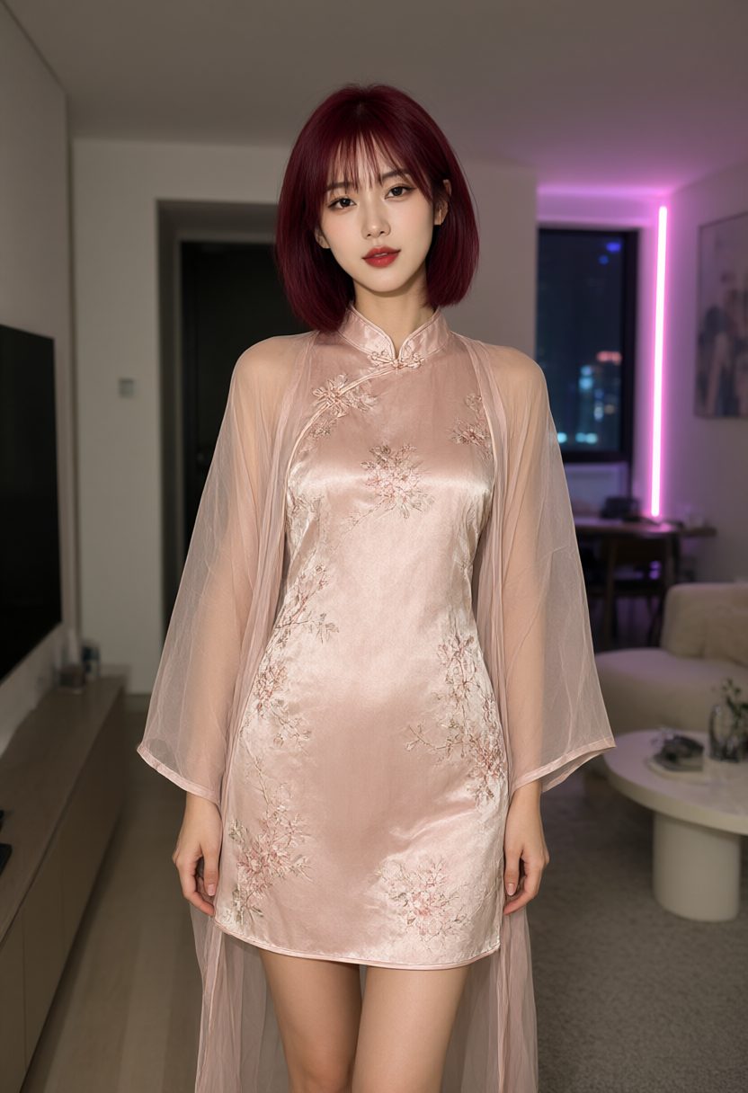 《盐水巷》中女主深夜在后院捞腌黄瓜的场景